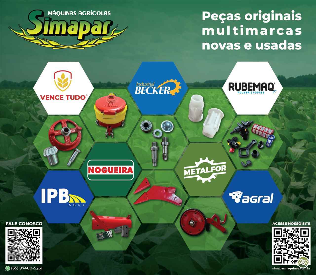 Peças para Plantadeiras e Plataformas